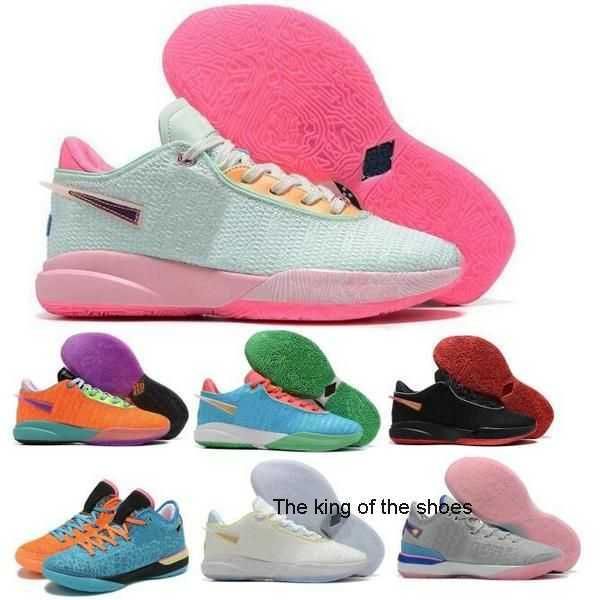 

lebrons 20 basketball shoes men women xx nxxt time machine gen i promise grinch fruity pebbles south beach 2023 chaussures trainers sneakers, Black