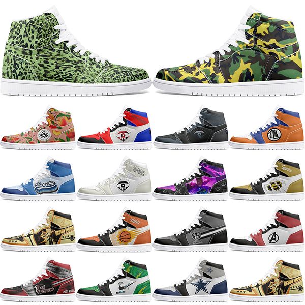 

new Customized Shoes 1s DIY shoes Basketball Shoes Men 1 Women 1 Anime Customized Character Trend Outdoor sports
