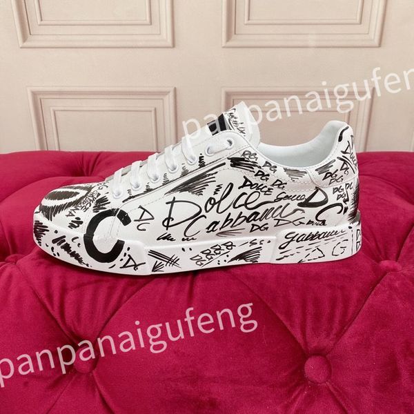 

new luxury ceiling casual shoes calfskin reflective sneaker designer mens women sneakers fashion shoes leather trainers, Black