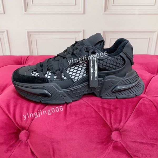 

2023new brand designer women casual shoes men lace-up sports shoes fashion running shoes soft and comfortable platform shoes, Black