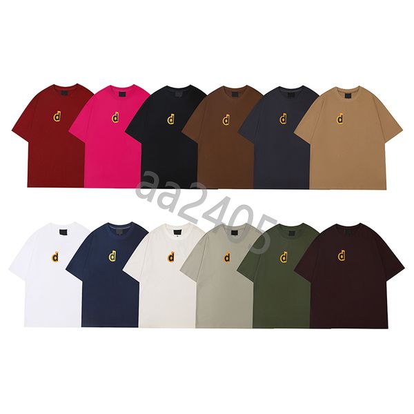 

23ss summer t shirt stylist men tee dree made infashion short sleeved letters printed t-shirt women luxurys clothing house s-2xl, White;black