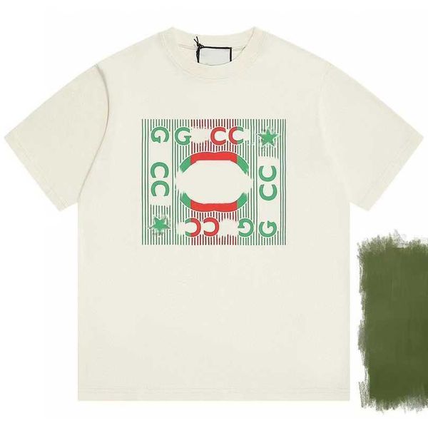 

luxury designer women t shirt shirt original summer print relaxed sleeve t-shirt, White;black