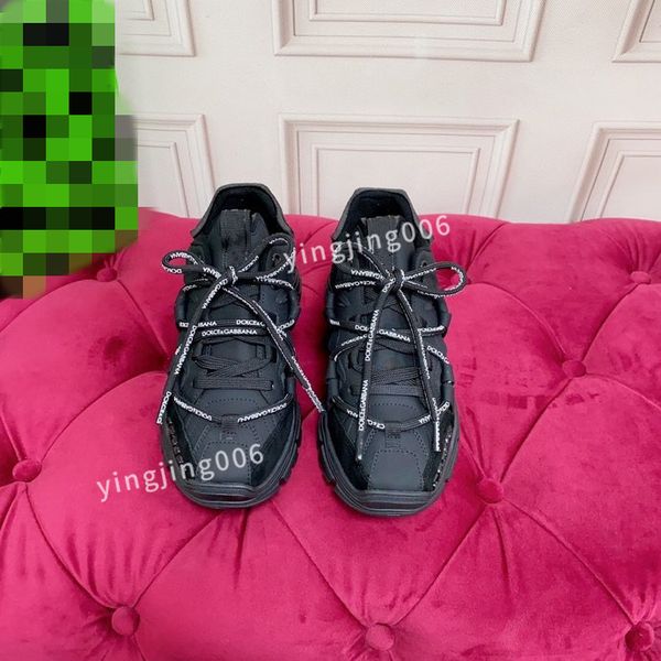 

brand designer women mens casual shoes men lace-up sports shoes fashion running shoes soft and comfortable platform shoes2023, Black