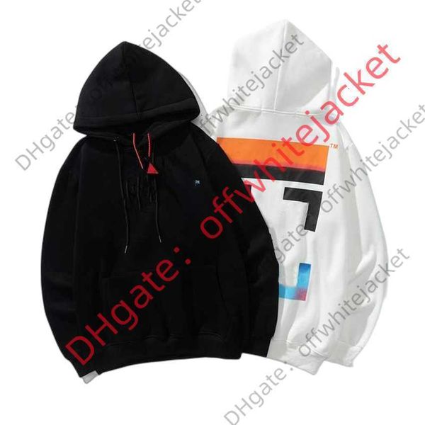 

autumn and winter sweatshirt fashion brand design colorful arrow print hoodies hoodies and ow plush coats for men and women, Black;brown
