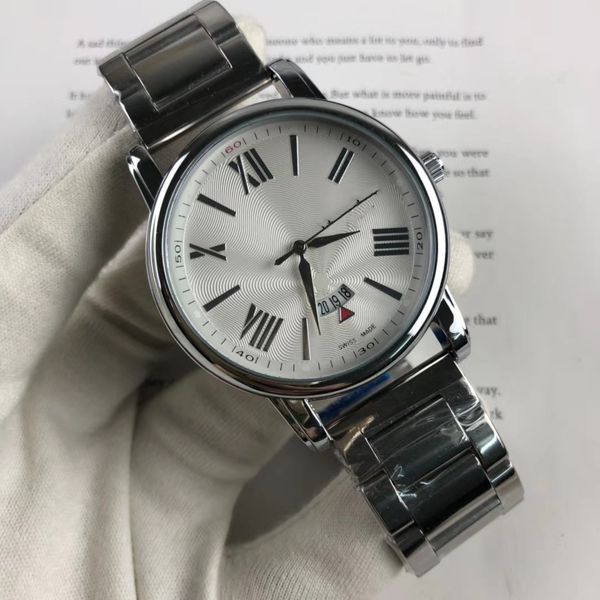 

selling fashion leisure fine steel watch band quartz watch, Slivery;golden