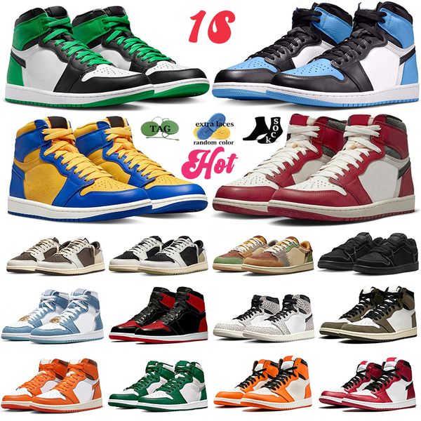 

jumpman 1 high basketball designer shoes 1s low sneakers reverse panda mocha black phantom toe lost and found bred cactus jack men women out