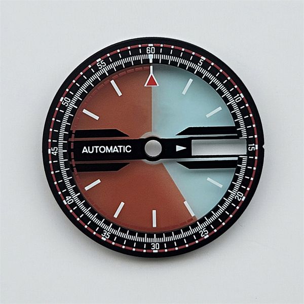 

repair tools kits nh36 dials 28 5mm fashion transparent watch no luminous double calendar fit for nh36 4r movement 230410