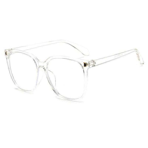 

korean style fashion anti blue ray plain glasses retro d shaped mi nail frame
