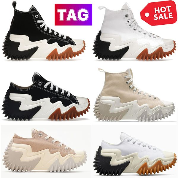 

women designer platform converses run star motion shoes mens sneakers chucks canvas womens shoe hi black white gum light twine platform thic