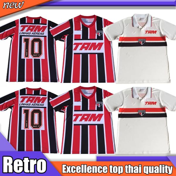 

1993 1994 sao paulo retro soccer jerseys home away red black white 93 94 camisetas de futbol classic vintage football shirts vintage shirt, Black;yellow