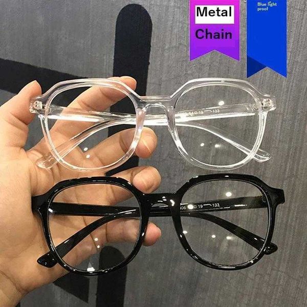 

irregular glasses frame anti blue light retro fresh and stylish korean style