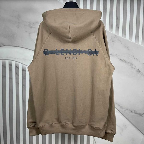 

designer summer women t shirt shirt high version 2023 early spring black tape graffiti letter print hooded