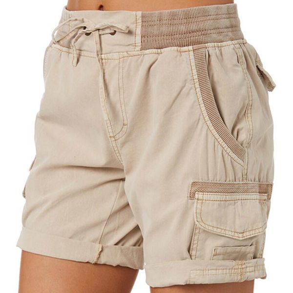 

women's shorts trousers women's summer high waist pocket shorts women's leisure goods shorts women's beach trousers wome, White;black