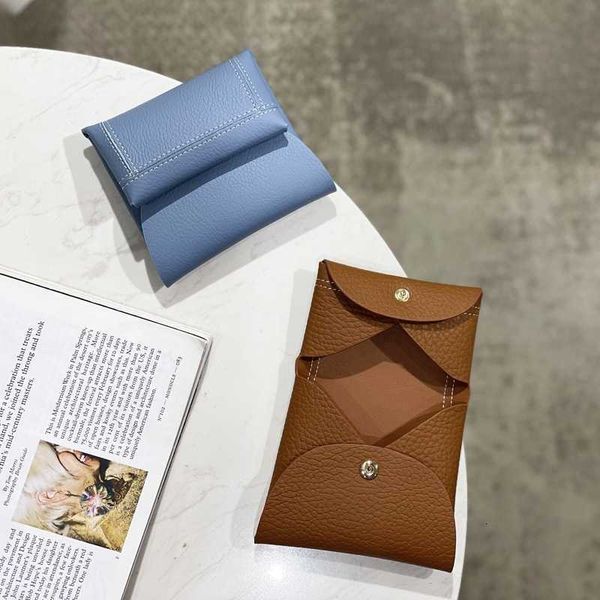 

layer cowhide change wallet coin bag mouth red 2023 new women's bag mini korean small card trend, Red;black