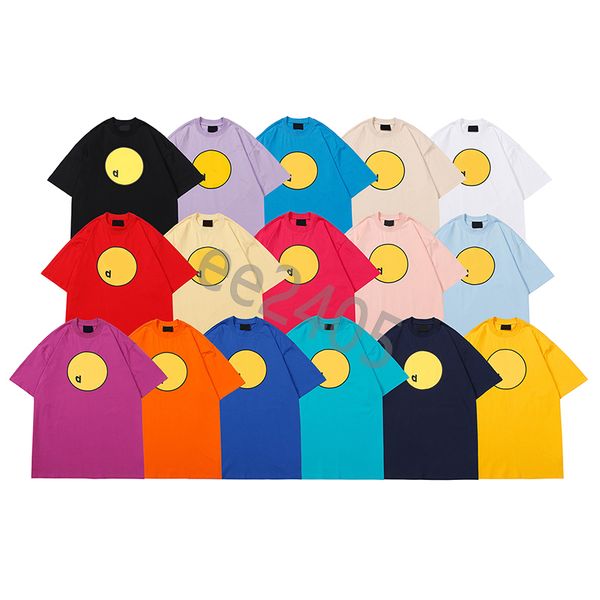 

men's t-shirts tees tshirt drews summer fashion mens smlie face womens designers t shirts long sleeve palms luxurys tshirts short slee, White;black