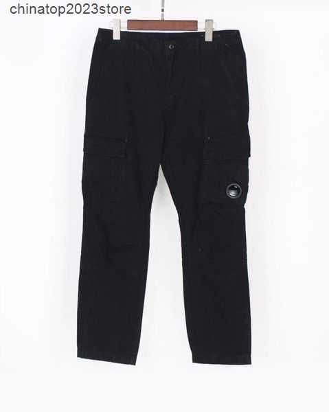

men's pants shorts cp rinsing machine 2023 can side seam label pocket lens details classic washed cargo desinger casual work trousers 1, Black