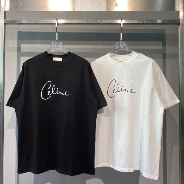 

2021ss spring and summer new high grade cotton printing short sleeve round neck panel t-shirt size m-l-xl--xxxl color black w3246, Black;brown