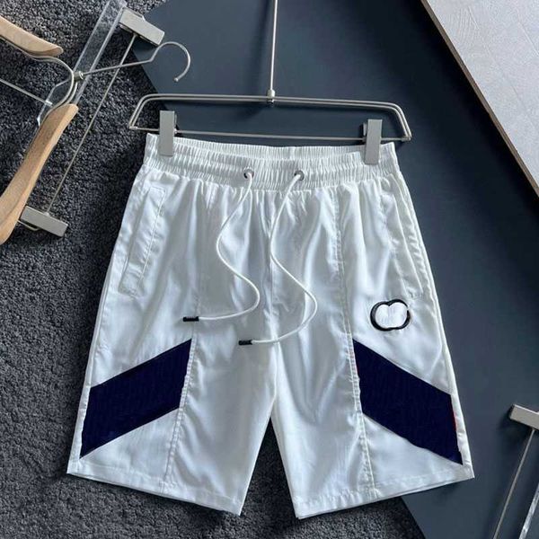 

stripe fashion drawstring designer mens short board quick drying letter printed beach pants european goods breathable casual sportss to 2xl, White;black