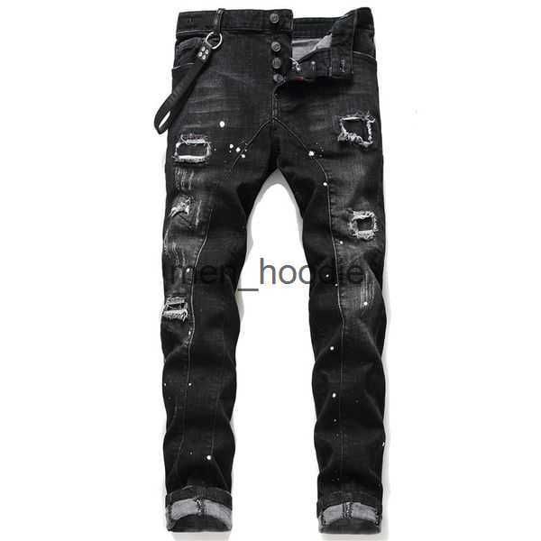

designer jeans designer jeans mens pants linen pants hip hop men jeans distressed ripped biker slim fit motorcycle denim for men 10cpys, Blue