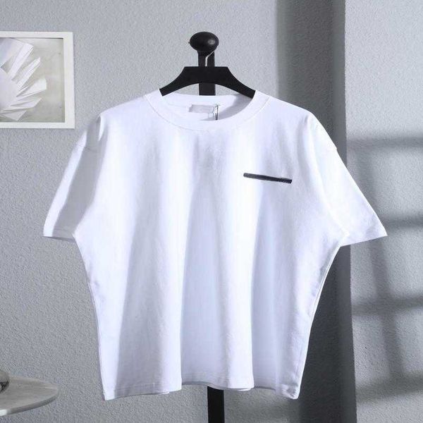 

womens designer t shirt high edition english letter seal 1917 loose fit spring/summer couple sleeve t-shirt xxl, White;black