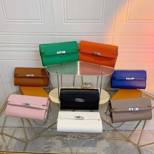 

small and fresh texture small square bag with clasp 2023 new ins fashion shoulder cross body female