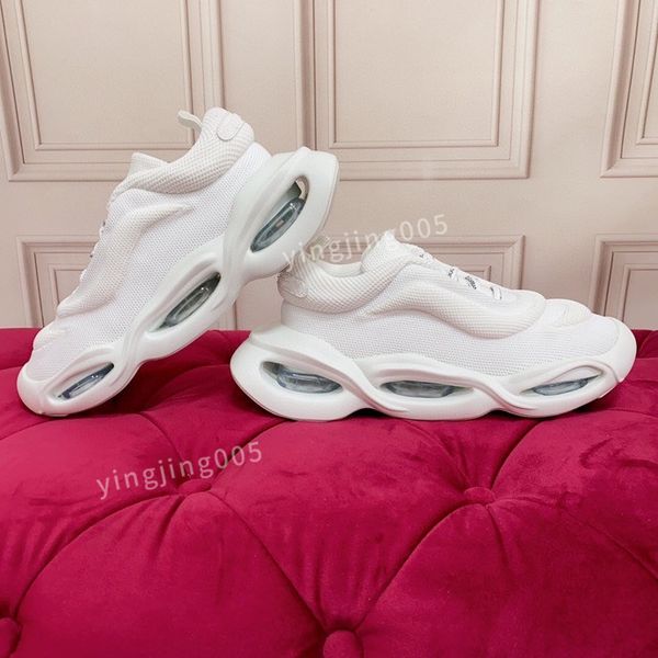 

new designer womens sneaker shoes brushed leather white black runner sports lug sole casual walking