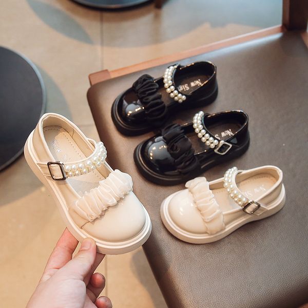 

first walkers children's leather girls' shoes shiny flower princess shoes wedding children's apartment spring summer dress sh