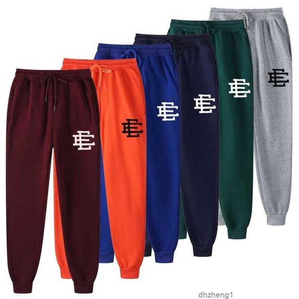 

hoodies & sweatshirts pants eric emanuel ee basic men/women joggers brand male trousers casual sweatpants jogger fitness workout sweatpantsm, Black