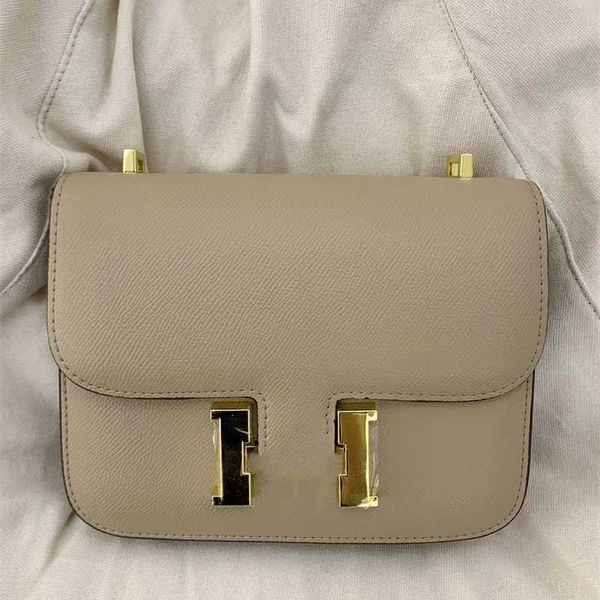 

palm print cowhide leather women's bag versatile single shoulder crossbody bag advanced sense