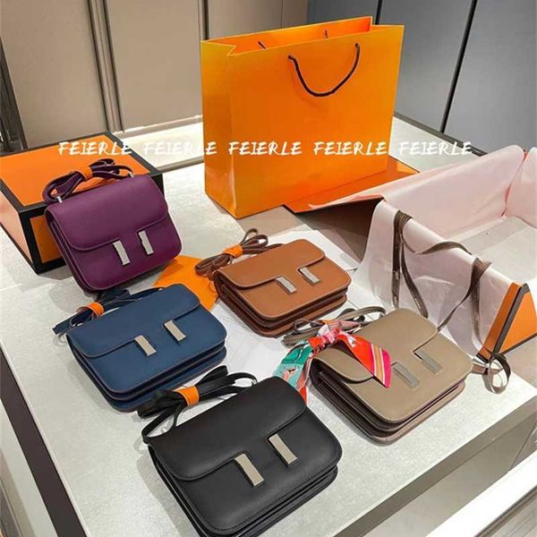 

pure hand sewn wax thread head layer cow leather bag small square stewardess one shoulder crossbody mini