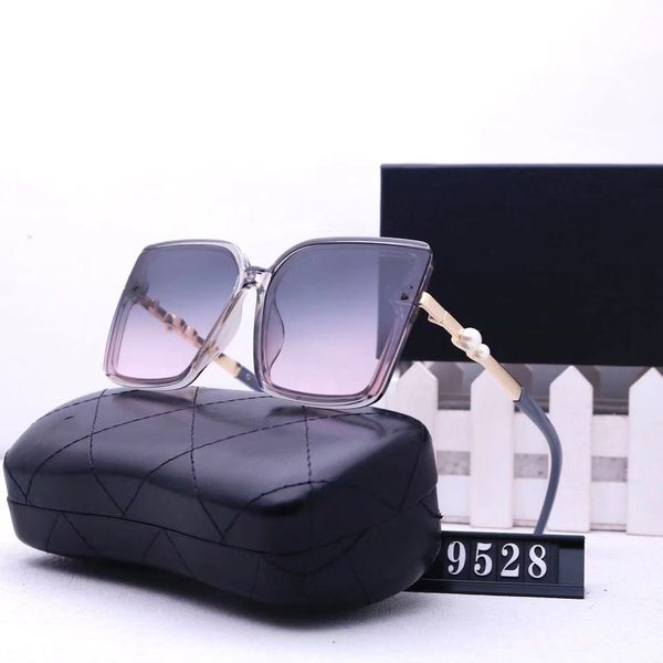 

designer brand luxury channel slim sunglasses for woman fashion eyewear square trendy womens sunscreen versatile foreign temperament polariz, White;black