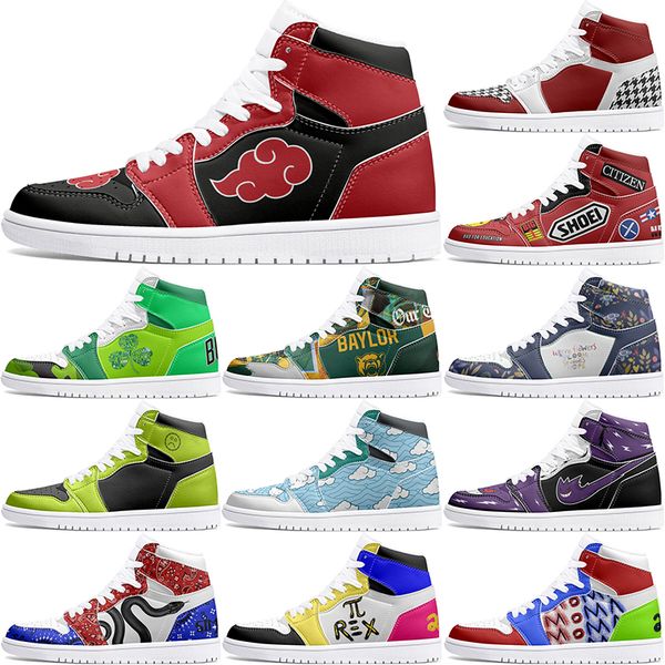 

New Customized Shoes 1s DIY shoes Basketball Shoes damping Men Women boys girl Anime Character Customization Personalized Trend Outdoor Shoes