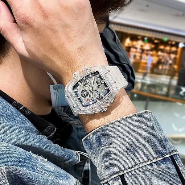 

luxury watches richa milles physics formula student waterproof high school inside fashion trend personality male miller 18redlil, Slivery;black