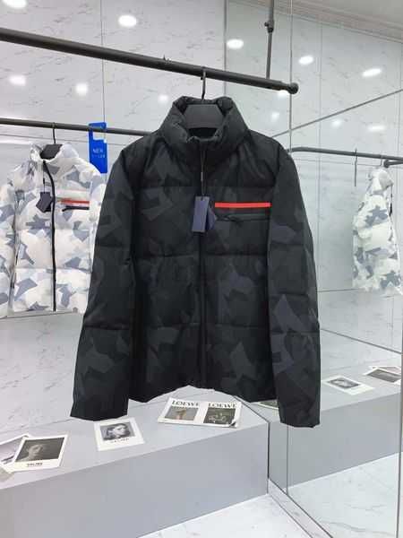 

men's jackets premium down jacket prad designer tank short fashion winter pra trend women's couples 90% white goose thick shiny s, Black;brown