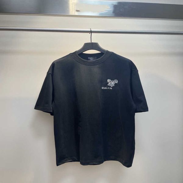 

luxury designer women t shirt shirt high family charity exclusive sleeve t-shirt with embroidered koala bear front for men, White;black