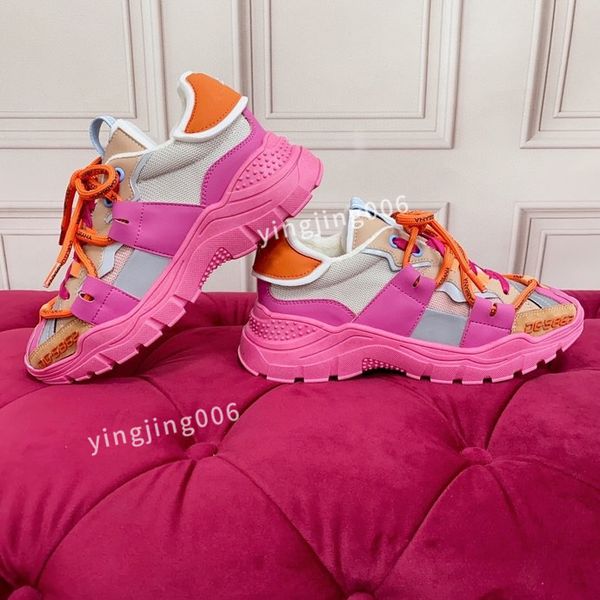 

brand womens casual shoes mens lace-up sports shoes fashion running shoes soft and comfortable platform shoes2023, Black