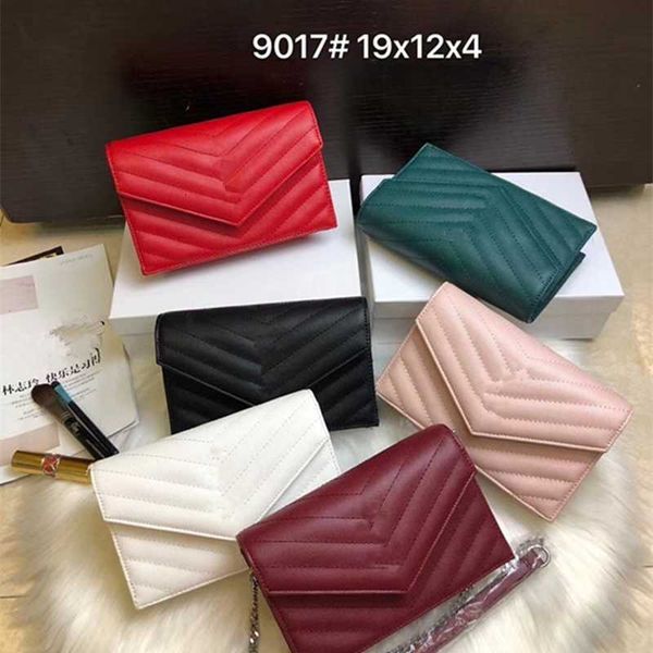 

new fashion trend women's bag single shoulder diagonal v-chain bag-9017