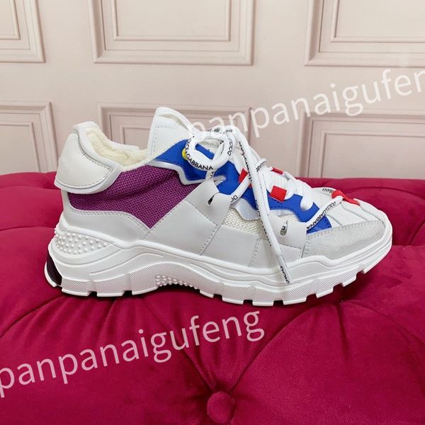 

2023 casual shoes calfskin reflective sneaker designer mens women sneakers fashion leather trainers, Black