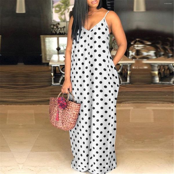 

women's dress with floral pattern dots print dress y2k elegant long dresses for women summer pocket sundresses woman clothes, Black;gray