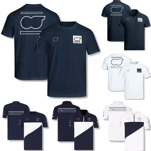 

f1 t-shirt formula 1 driver polo shirt t-shirts racing team uniform summer fans oversized t-shirt jersey short sleeves custom