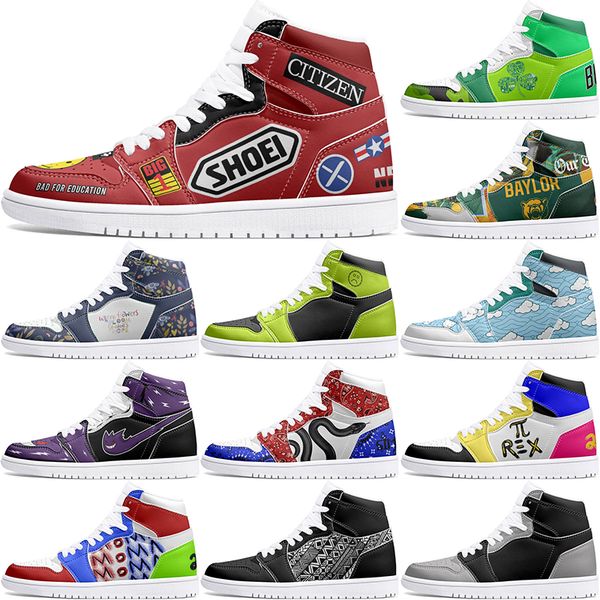 

New Customized Shoes 1s DIY shoes Basketball Shoes damping male boys girl female Anime Character Customization Personalized Trend Outdoor Shoe