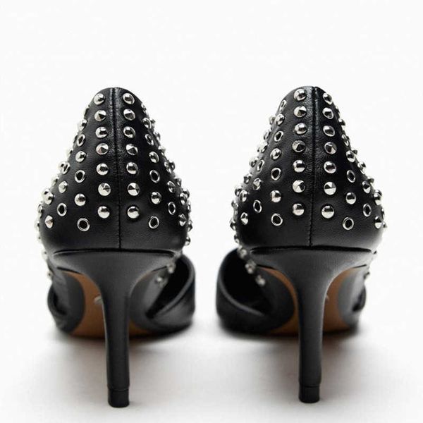 

nxy sandals womens black heeled pumps summer elegant office lady female casual pointed toe heels fashion stiletto shoes 230406