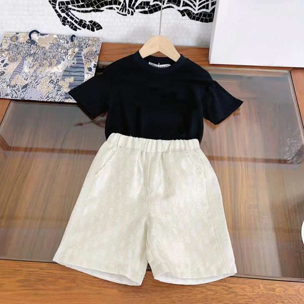

sets summer toddler girls white t-shirt short designer kid boy clothes cotton materials