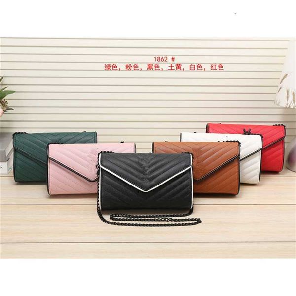 

fashion women's bag ys new single shoulder cross v-shaped chain cover bag-1862
