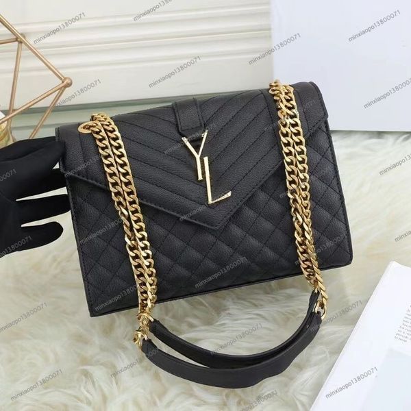 

2022 designers leather women shoulder bags crossbody luxury handbags purses designer tote gold chain bag