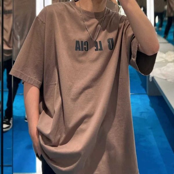 

designer new women t shirt shirt correct version of summer family print relaxed sleeve t-shirt, White;black