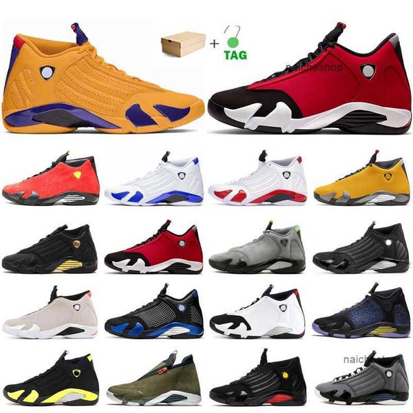 

jorden jordon 2021 14s jumpman basketball shoes mens trainers 14 university gold gym red black toe candy cane desert sand outdoor sport snea