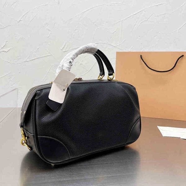 

tote bag designer bag women leather handbags fashion color matching shoulder vintage simple travel totes bags 220921