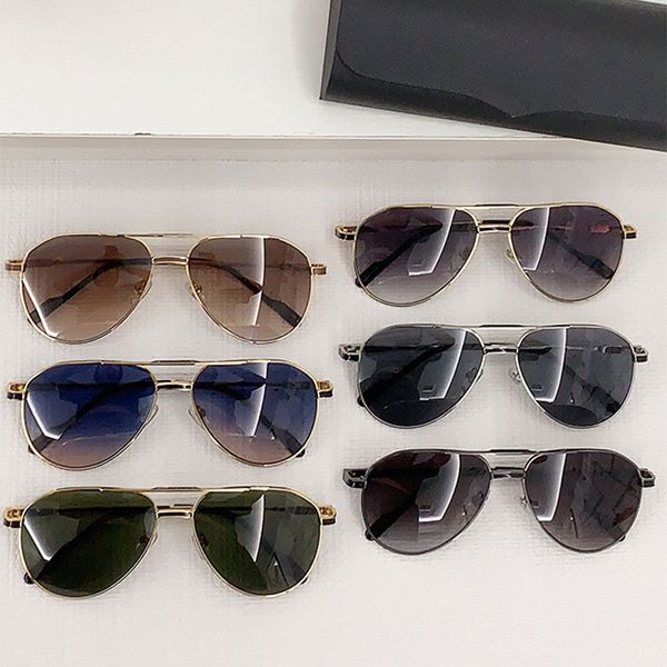 

Designer Sunglasses High quality cool Mens and Womens Oval Metal Pilot Frame Gradient Protection Lunettes Driving Outdoor Leisure with Original Box CT0068