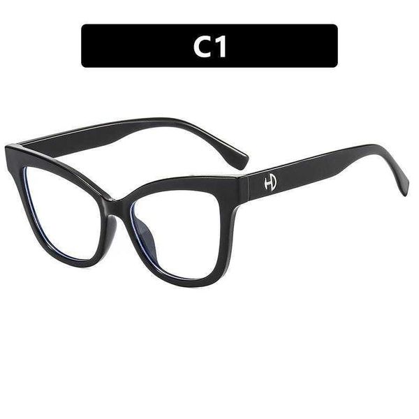 

cat eye plain glasses for bare face anti blue ray frame ins personalized street
